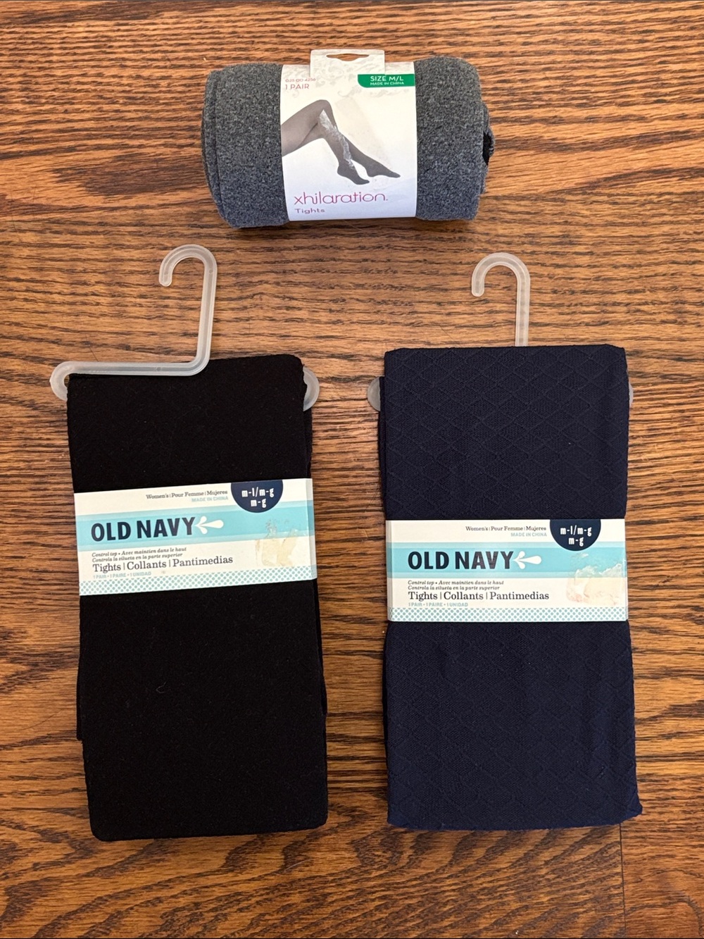 Bundle of 3 pairs of tights - Old Navy and  Xhilaration